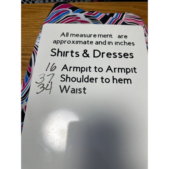 Trina Turk Abstract Print Sleeveless Dress W/ Ruffle Hem & Cutout Neckline Sz 6 - Picture 9 of 9